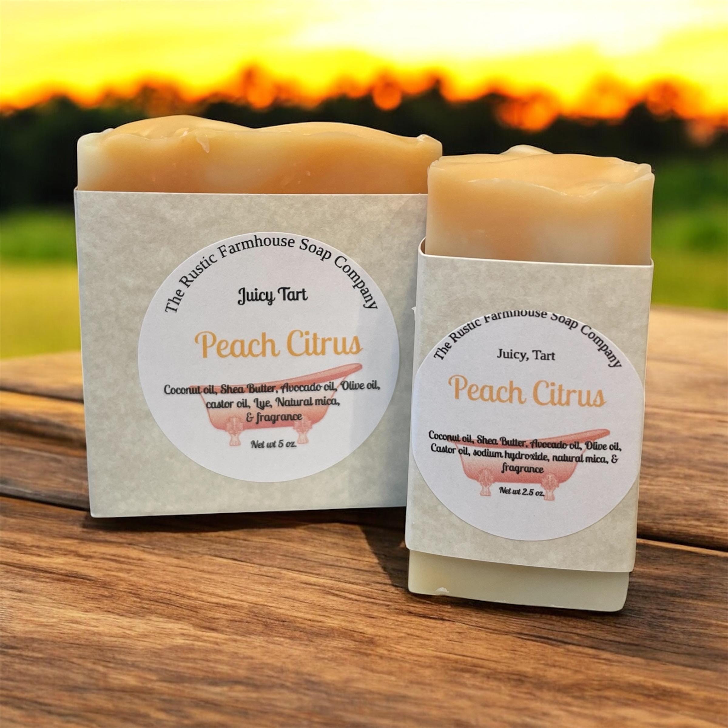 Handcrafted Natural Soap: Shea Butter, Coconut Oil - Prach Citrus Scent