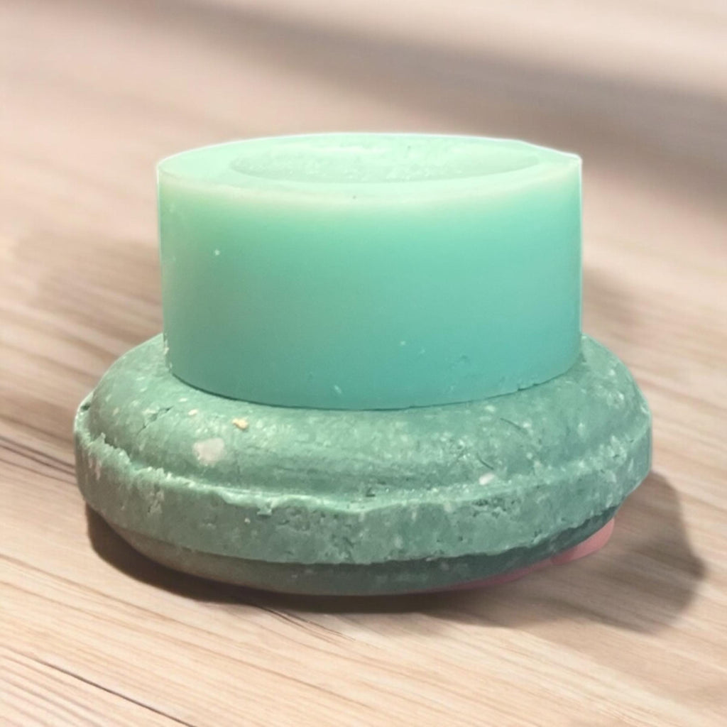 Shampoo Bar and Conditioner Bar Set, marshmallow root infused, natural ingredients, eco-friendly