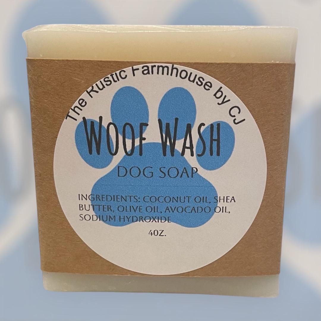 Handcrafted Natural Dog Soap: Solid Pet Shampoo Bar