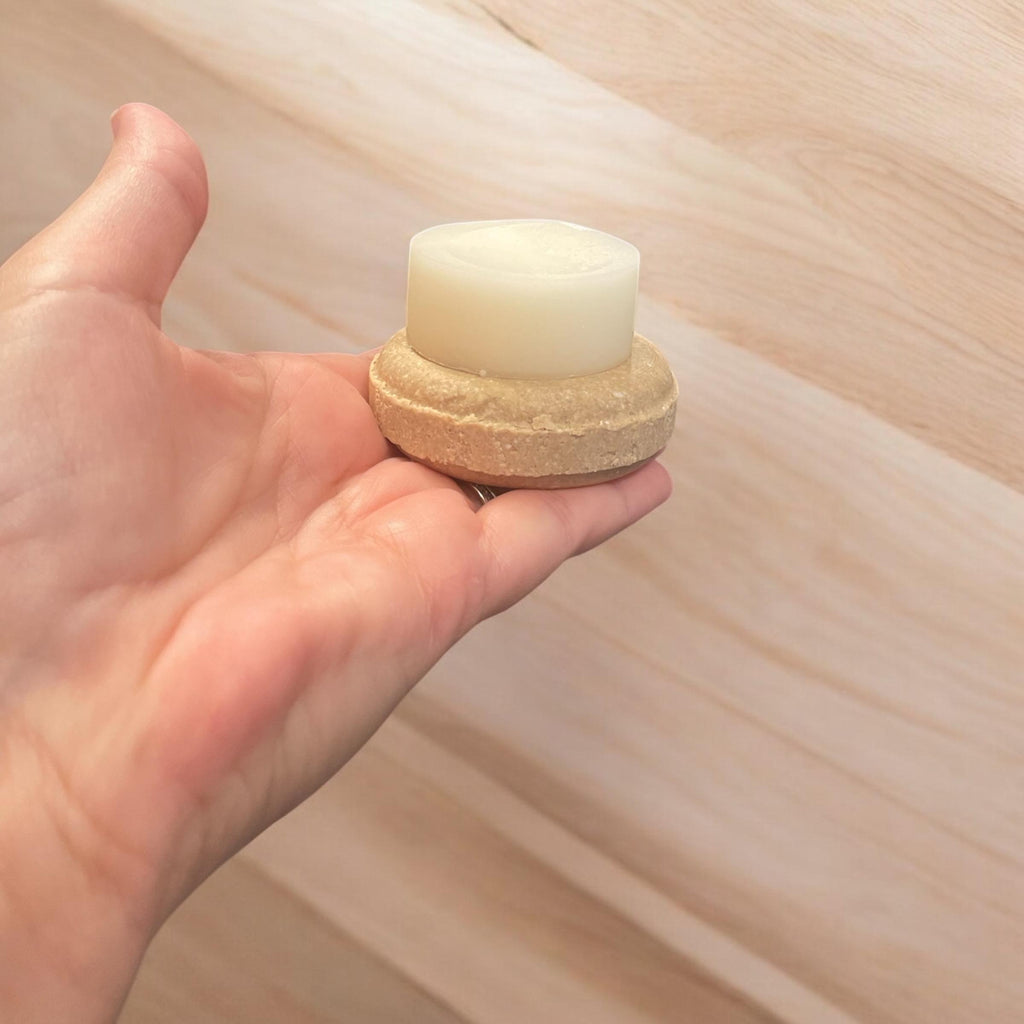 Shampoo Bar and Conditioner Bar Set, marshmallow root infused, natural ingredients, eco-friendly