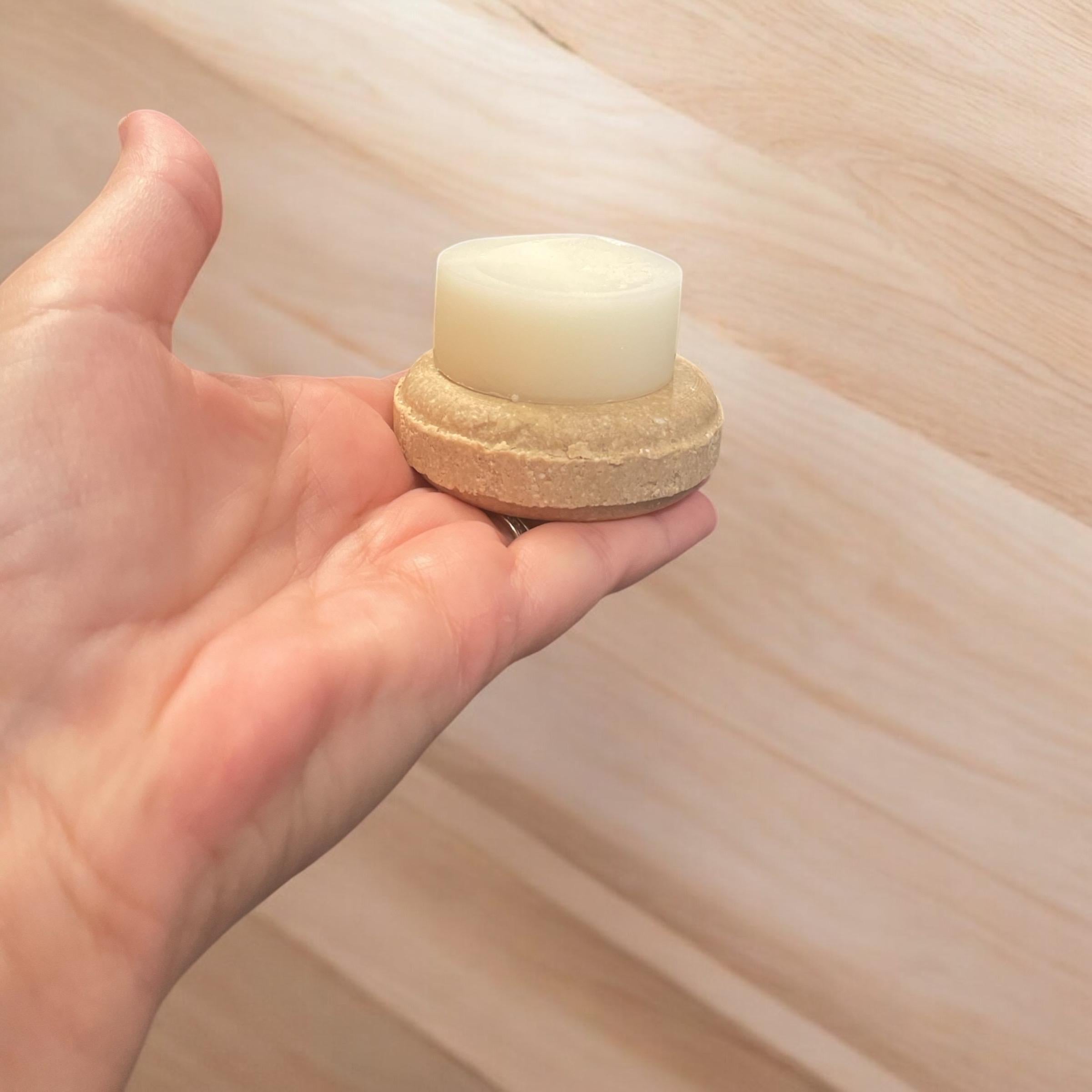Shampoo Bar and Conditioner Bar Set, marshmallow root infused, natural ingredients, eco-friendly