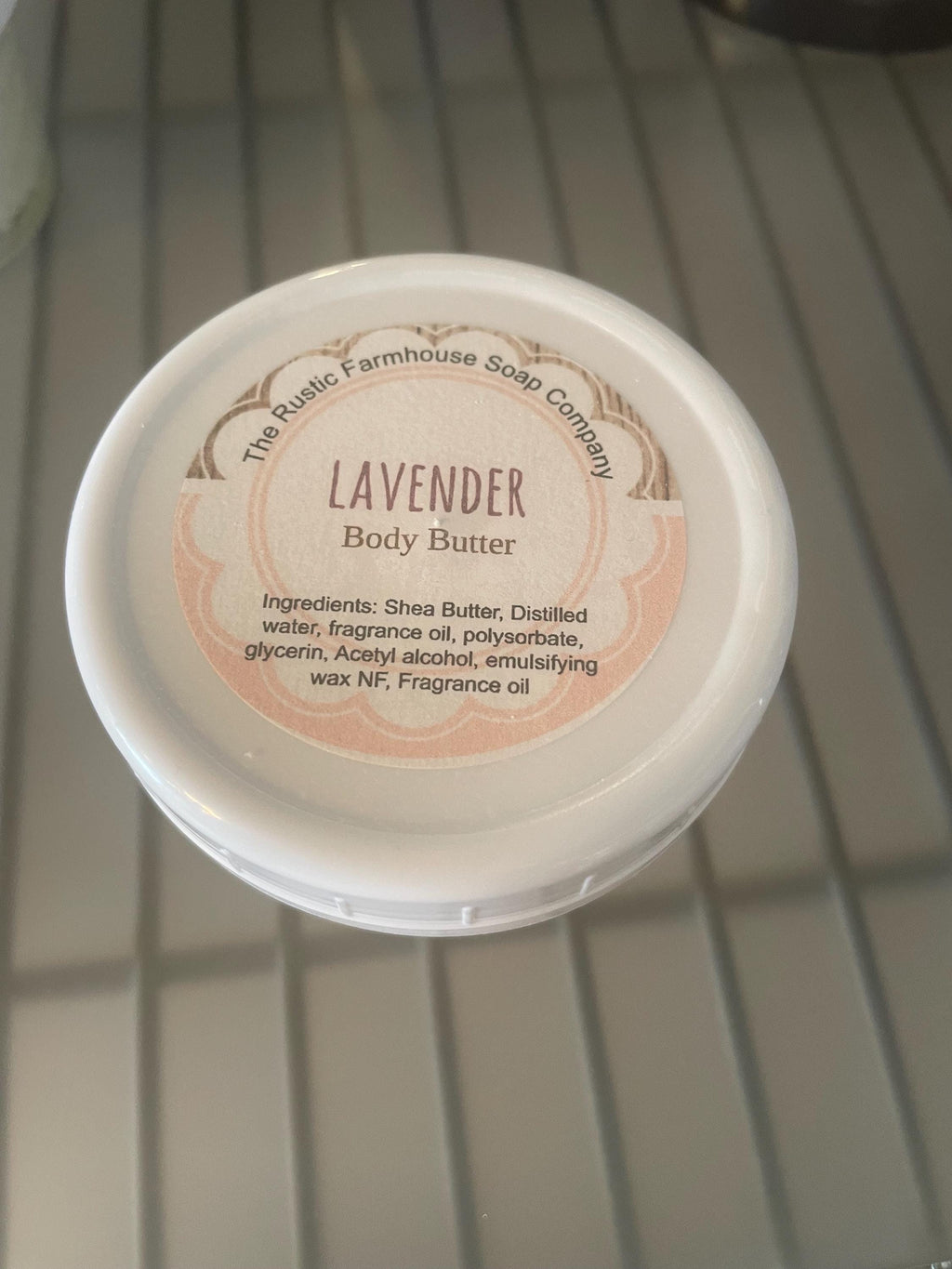 Organic emulsified whipped Body Butter, 4oz., moisturizing, natural ingredients, shea butter, jojoba oil