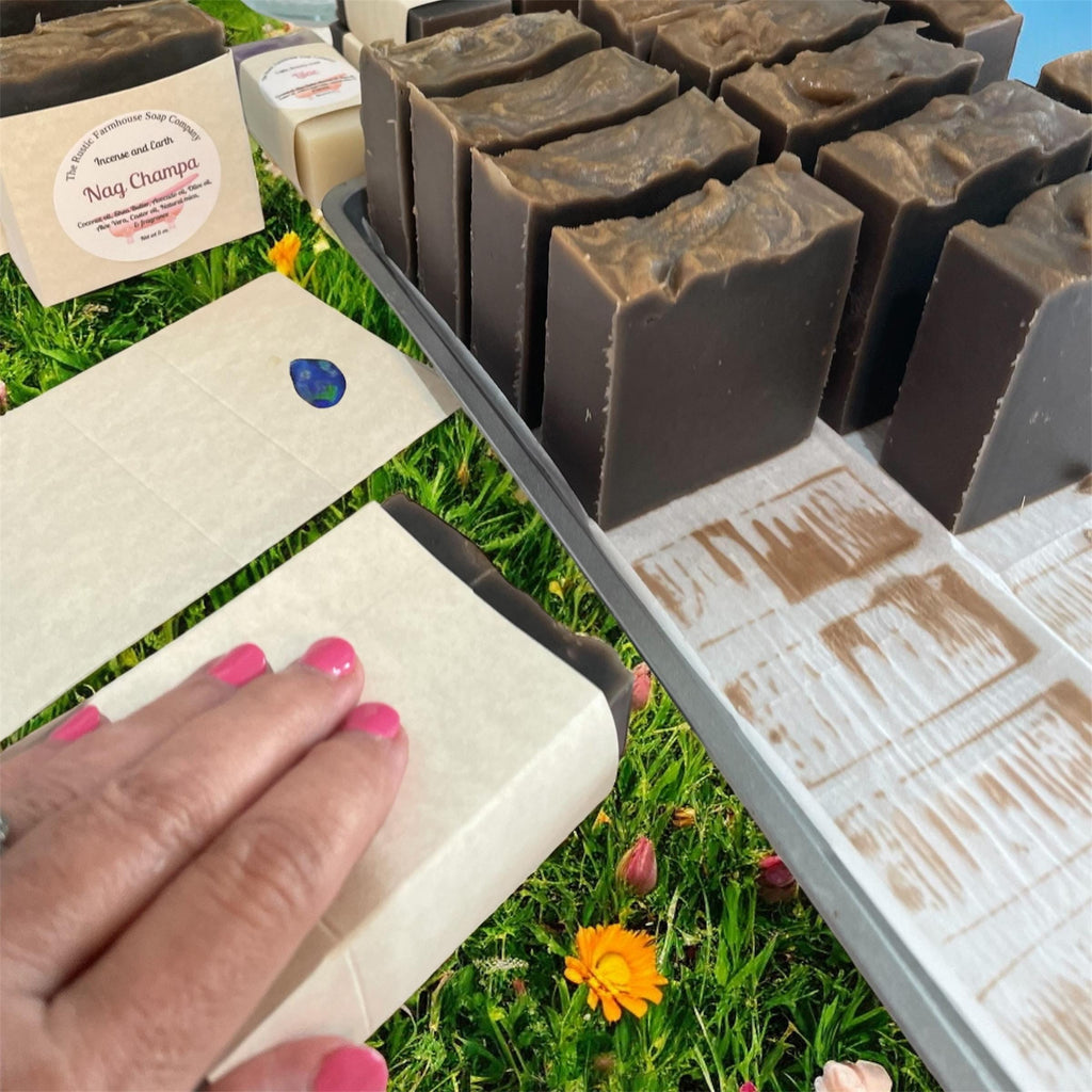 Handcrafted Nag Champa Soap: Natural Shea Butter Soap Bar