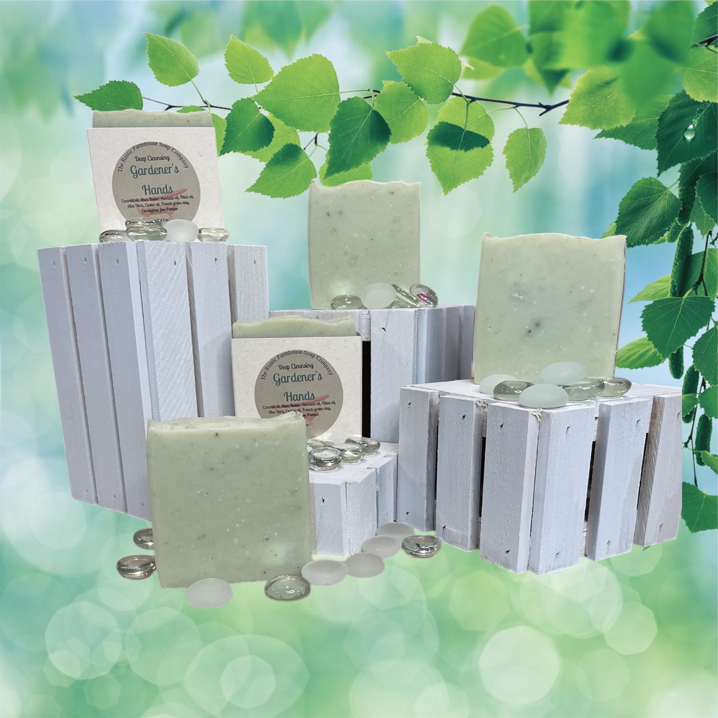 Handcrafted Pumice Soap: Gardener's Exfoliating Shea Butter Bar