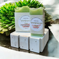Handcrafted Lemongrass Sage Soap: Natural Vegan Bar Soap