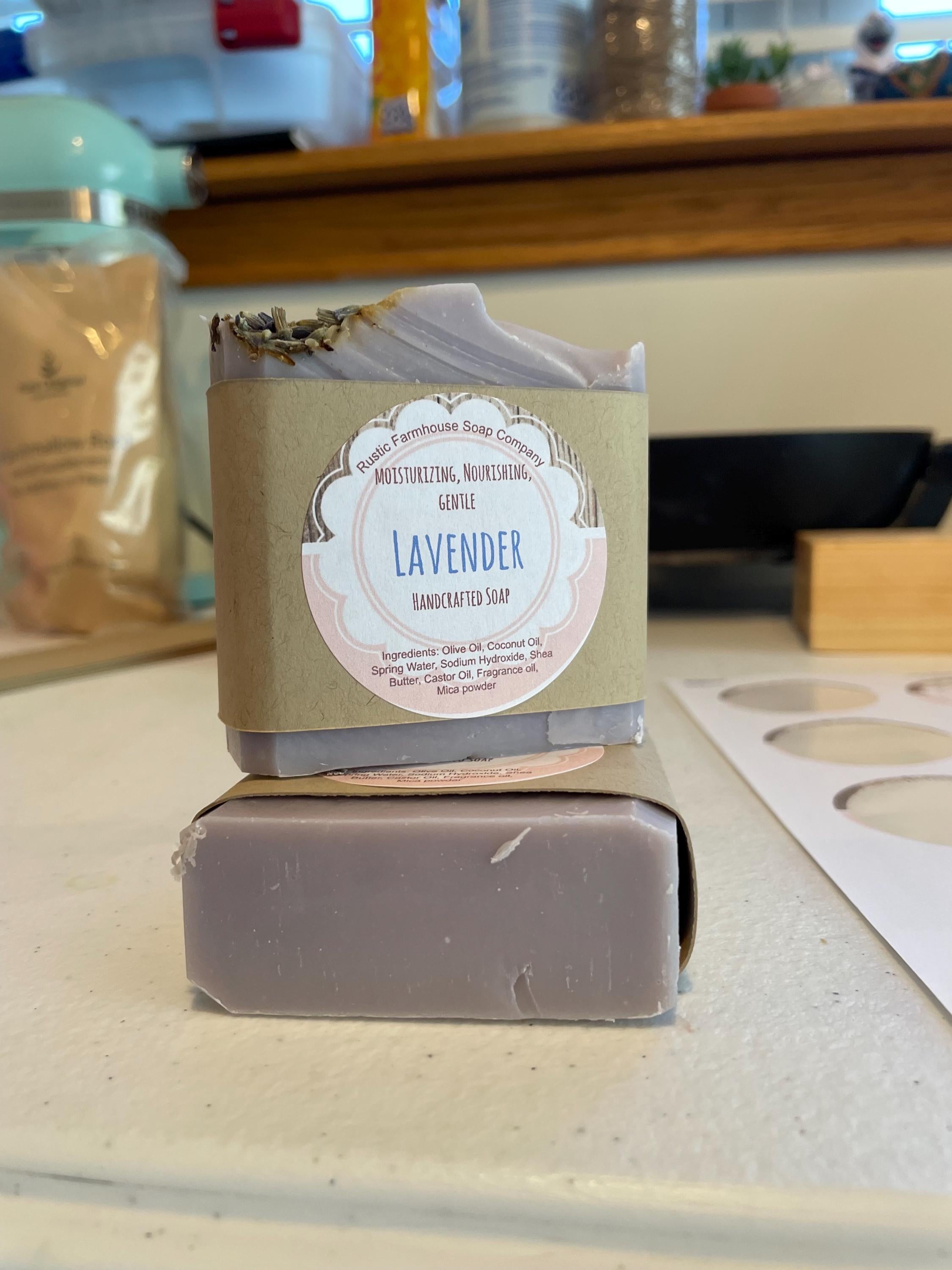Handcrafted Pumice Soap: Gardener's Exfoliating Shea Butter Bar