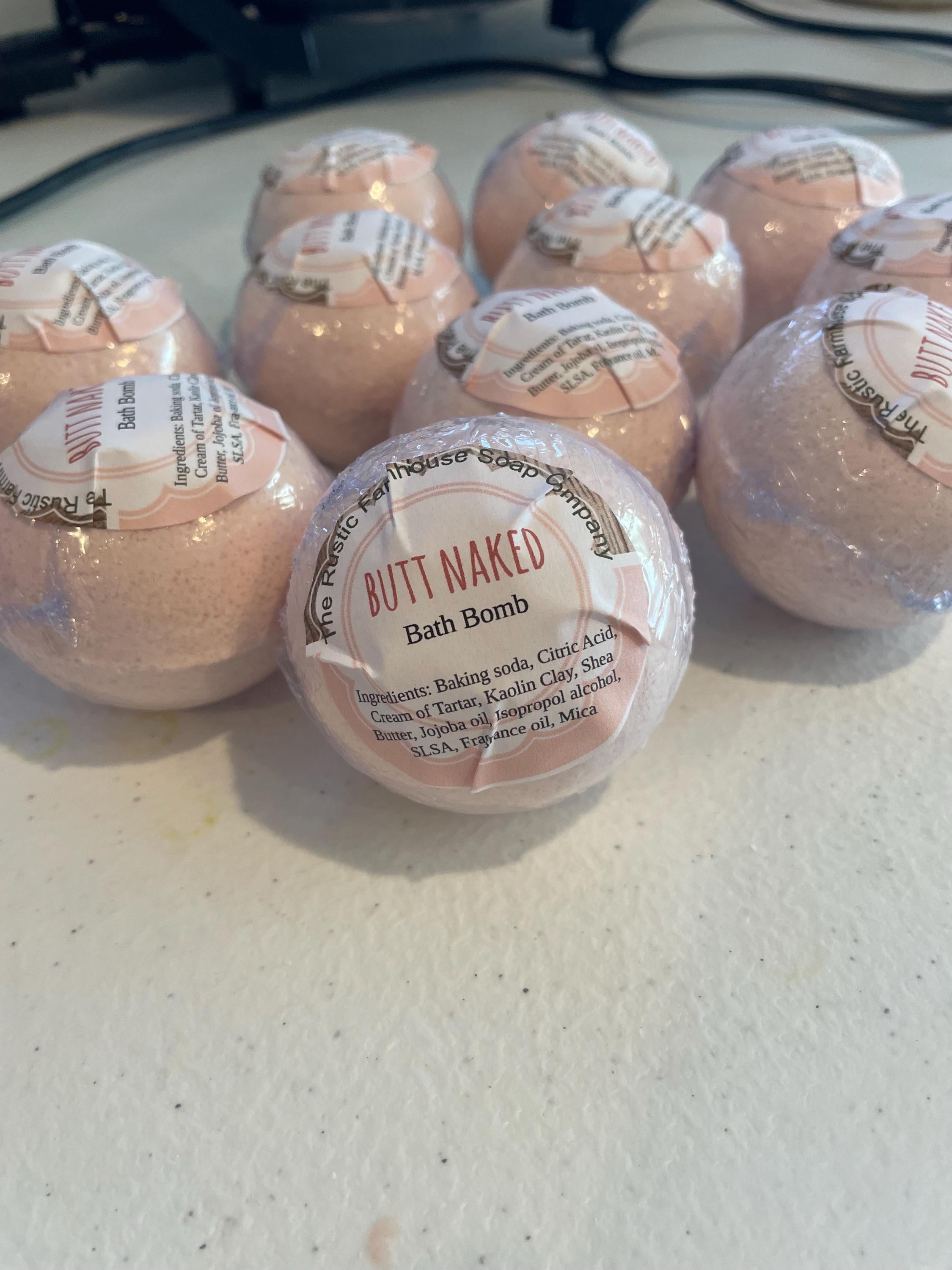 Handcrafted Bath Bombs: Assorted Scents & Colors