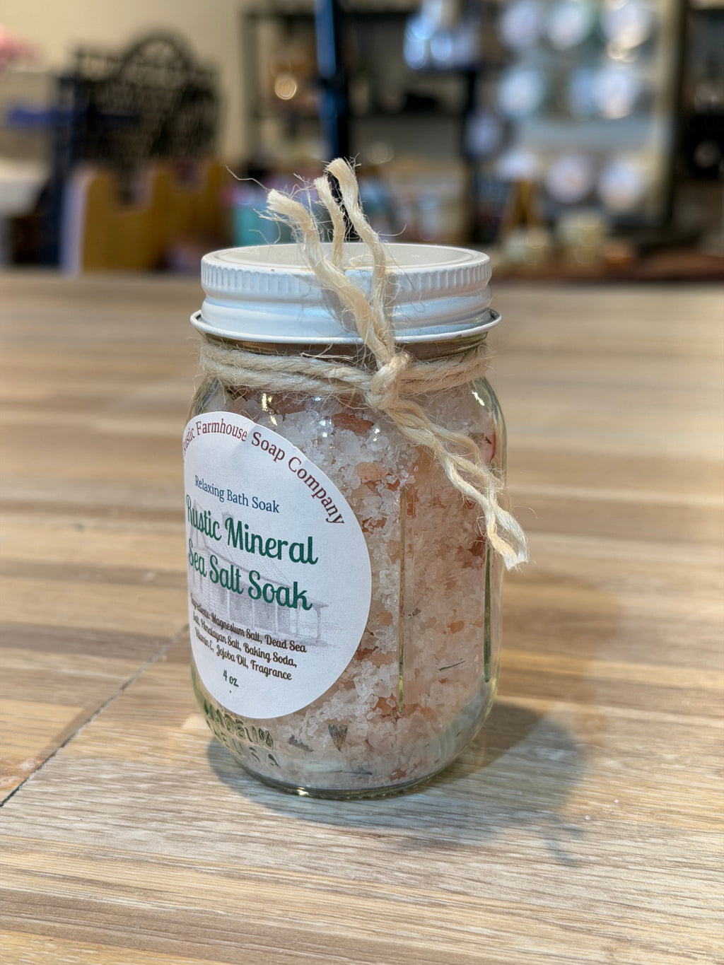 Rustic Mineral Sea Salt  Soak