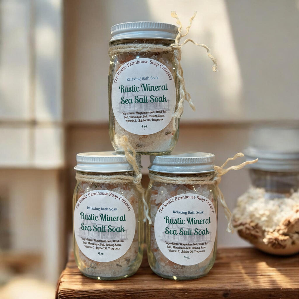 Rustic Mineral Sea Salt  Soak