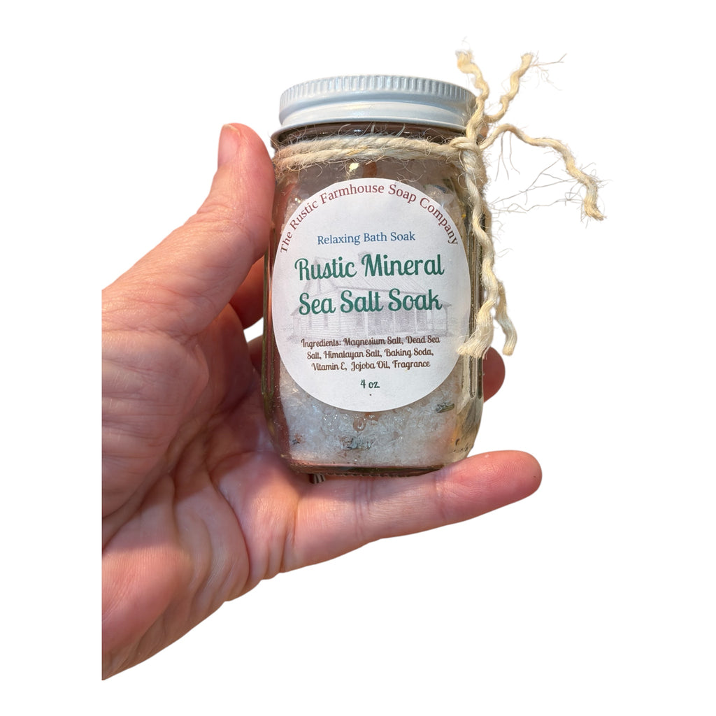 Rustic Mineral Sea Salt  Soak