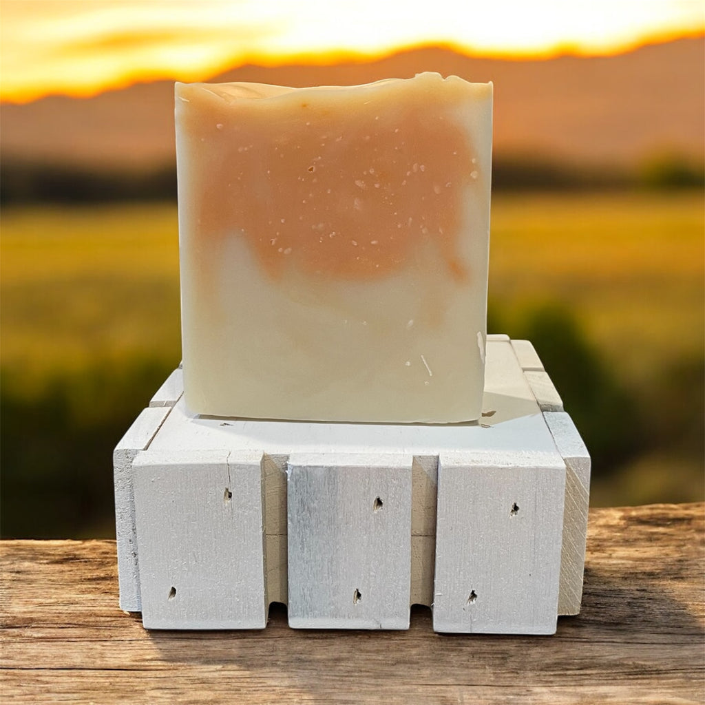 Handcrafted Soap Bar  Country fresh Peach Citrus