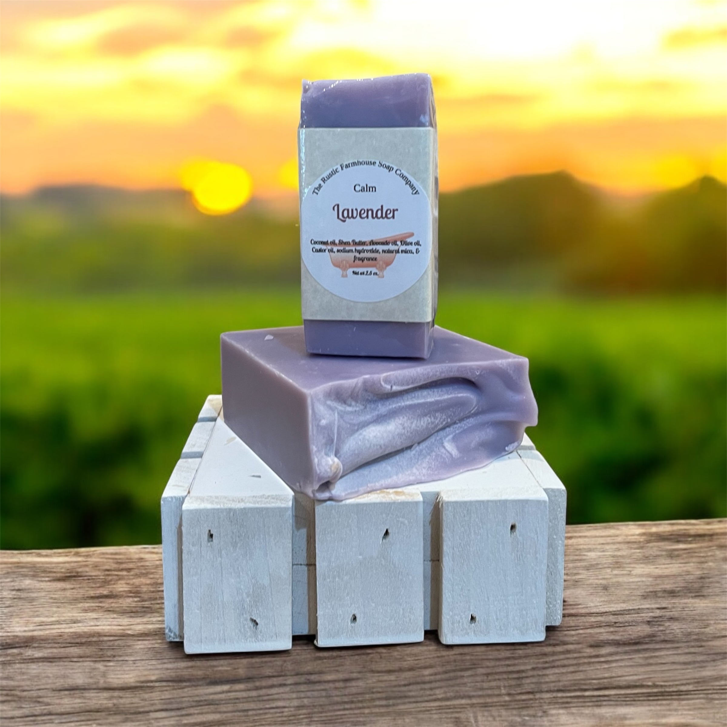 Handcrafted Soap  Country Calm Lavender