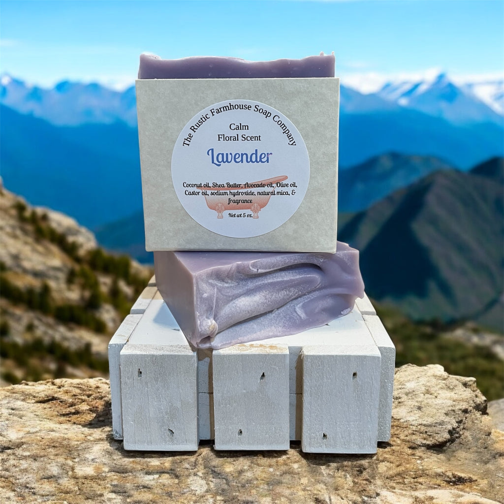 Handcrafted Soap  Country Calm Lavender