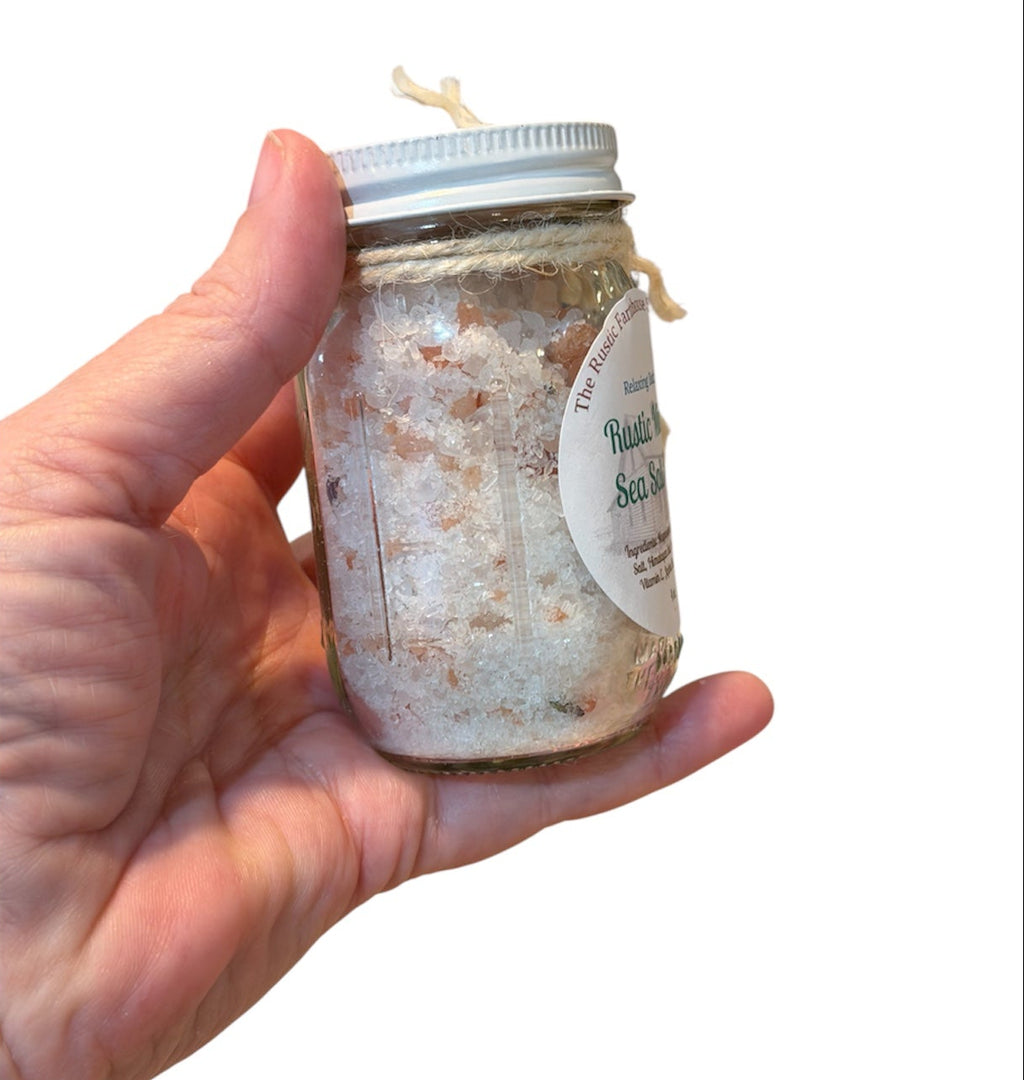 Rustic Mineral Sea Salt  Soak