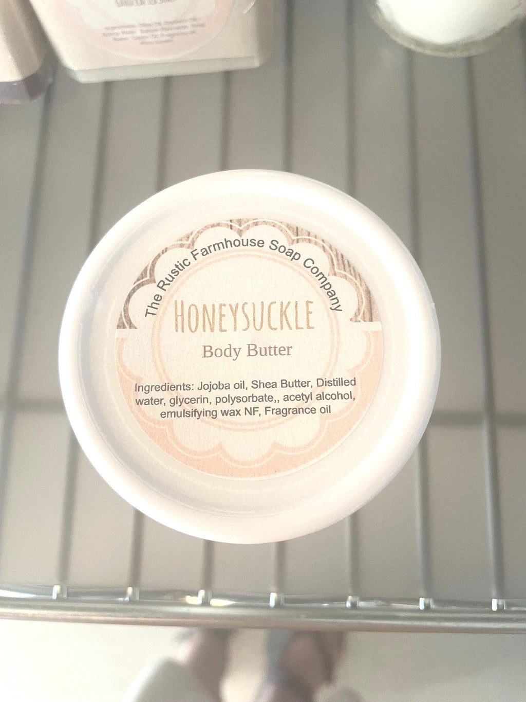 Organic emulsified whipped Body Butter, 4oz., moisturizing, natural ingredients, shea butter, jojoba oil