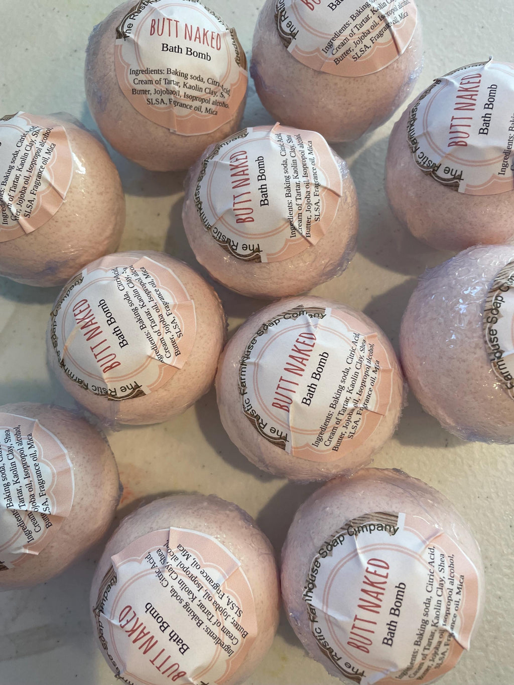 Handcrafted Bath Bombs: Assorted Scents & Colors