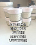 Organic emulsified whipped Body Butter, 4oz., moisturizing, natural ingredients, shea butter, jojoba oil