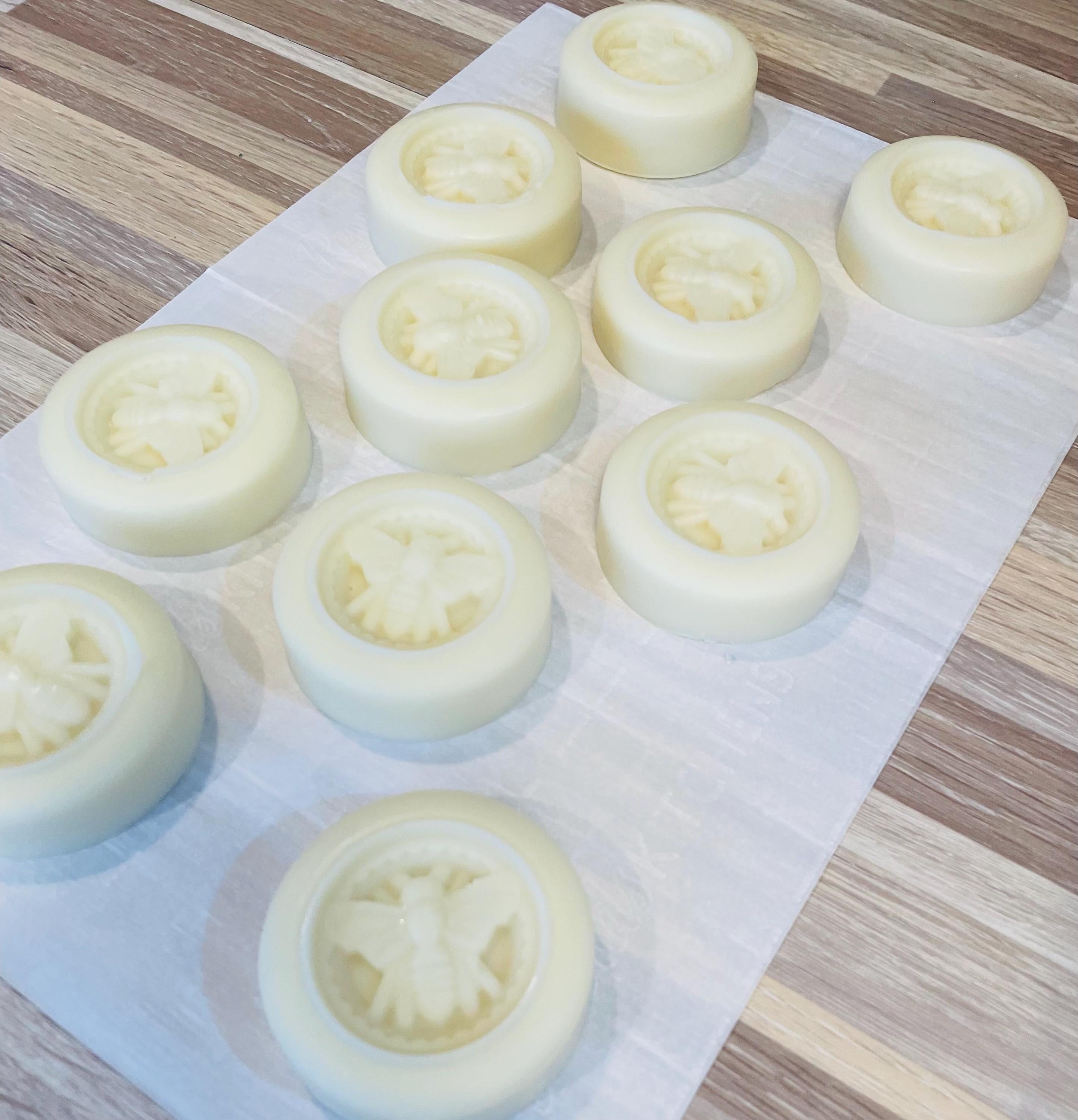 All Natural Solid Lotion Bar: Shea Butter, Beeswax, Coconut Oil