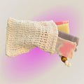 Soap Ends Bag of gentle handcrafted natural aloe infused soap bars.
