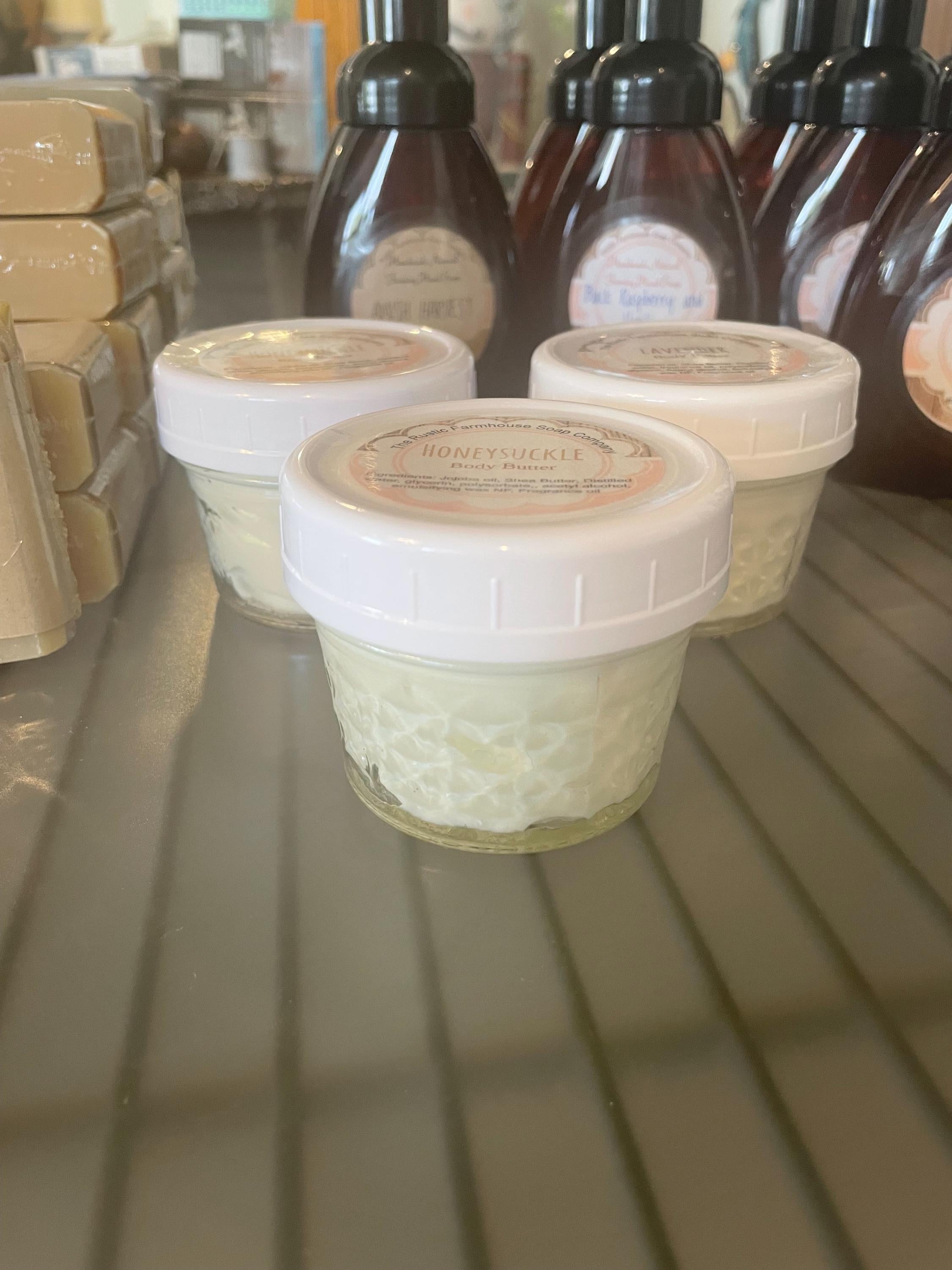 Organic emulsified whipped Body Butter, 4oz., moisturizing, natural ingredients, shea butter, jojoba oil